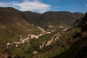 Blick auf das obere Valle Gran Rey