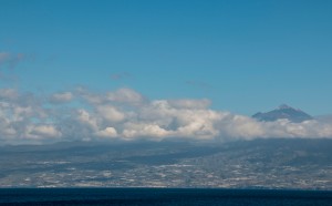 Blick auf Teneriffa mit dem Teide