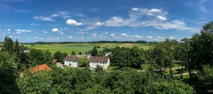 Panorama vom Kloster Andechs
